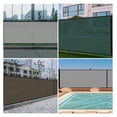 thumbnail image 2 of 5' x 33' Black Privacy Fence Screen Heavy Duty Windscreen Mesh Fencing Shade Fabric with Brass Grommets for Outdoor Fence Garden Patio Swimming Pool, 2 of 8