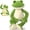 Frog-Green, variant on MaoGoLan 24'' Big Frog Stuffed Animal Large Frog Pillow Toy Stuffed Fog Plush Toy