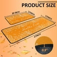 thumbnail image 2 of Fall Kitchen Rugs and Mats Set of 2, Fall Decorations for Home Non Slip Backing Holiday Kitchen Rug Autumn Decor Orange Kitchen Floor Mat 17"X47"+17"X30", 2 of 6