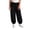 Gray, variant on SHTXOZHI Corduroy Print Pants For Girls Elastic Waist Loose Casual Bottoms Warm Breathable Elastic Cuffed Jogger Pants