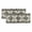 Brown, variant on Turquoise Red Valances for Windows, Southwest American Native Abstract Pattern Light Filtering Kitchen Curtains, Rod Pocket Window Valance Curtains for Living Room Bedroom, 54" W x 18" L, 2 Panels