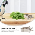 thumbnail image 3 of Siliaire 3Pcs Bird Cage Food Holding Clips for Feeding Canaries with Simple Structure, 3 of 8