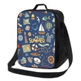 thumbnail image 1 of Fotbe Marine Nautical Lonchera Bolsa de Almuerzo para Hombres y Mujeres, Lonchera de Gran Capacidad, Bolsa de Almuerzo Reutilizable, Bolsa Térmica Aislante, 1 of 7