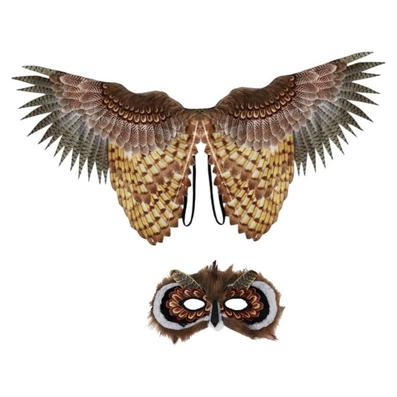 BELOVING Costume De Hibou Pour Enfants Filles Avec Costume D'aile Costume De Jeu De Rôle