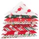 thumbnail image 2 of FELTECHELECTR Paquete de 8 sábanas de tela de algodón con cuadrados navideños para manualidades navideñas de patchwork., 2 of 7