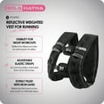thumbnail image 2 of HolaHatha Weighted Vest for Running with Reflective Stripes and Elastic Straps, 2 of 12