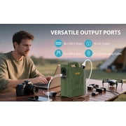 500Wh Portable Power Station with LiFePO4 Battery - Power Generator for Camping with AC/USB/PD Ports, Suitable for Home Backup & RV