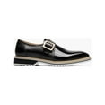 thumbnail image 2 of Stacy Adams Bartram Plain Toe Monk Strap Patent Shoes Black 25724-001, 2 of 7
