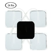 SAYFUT 24 PCS Replacement TENS Unit Electrode Pads for Electric Massagers Electrotherapy Massagers Pads 12 Pairs