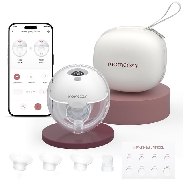 Extractor de leche portátil Momcozy M5 Smart APP Control sin BPA