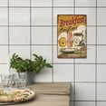thumbnail image 6 of 1 pc Vintage Metal Tin Sign Iron Wall Decor for Bars Restaurants Cafe Pubs Rectangle Food 200x300x2.2mm, 6 of 7