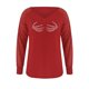 thumbnail image 4 of Camiseta de manga larga con cuello en V para mujer a la moda, blusa suelta con estampado de otoño Fridja  bvmnju4548, 4 of 5