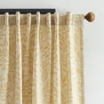 thumbnail image 2 of Martha Stewart Vineyard Curtain Panel Pair, Gold, Back Tab, Polyester, 50"W x 95"L, Adult, 2 of 5