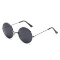 thumbnail image 3 of Gafas de sol redondas retro gafas de sol marinas de metal gafas coloridas multicolores unisex, 3 of 3