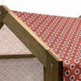 thumbnail image 4 of Prehistoric Country Pet House, Star Big Dots Retro American Flag Inspiration Art, Outdoor & Indoor Portable Dog Kennel with Pillow and Cover, 5 Sizes, Scarlet Navy Blue Cream, by Ambesonne, 4 of 4