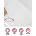 thumbnail image 6 of Easter Rabbits Kitchen Dish Towels for Drying Dishes Set of 3, Watercolor Eggs Flowers Butterflies Purple Plaid Waffle Weave Microfiber Hand Tea Bathroom Towels Quick Dry & Absorbent Towel 12x12, 6 of 7