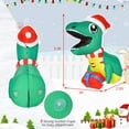 thumbnail image 3 of Gymax Inflatable Dinosaur Broke Out from Window w/ Built-in LED Lights Indoor Outdoor Party, 3 of 10