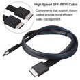 thumbnail image 5 of 4X Cable de Disco Duro Conveniente Multifunción para Servidor Mini Sas Cable de Conexión de Tarjeta de Matriz Oculink SFF-8611 Pcie4.0, 5 of 5