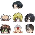 thumbnail image 1 of 7 Pcs Attack on Titan Car Accessories AOT Anime Car Decals Stickers Waterproof Car Stickers, 1 of 6