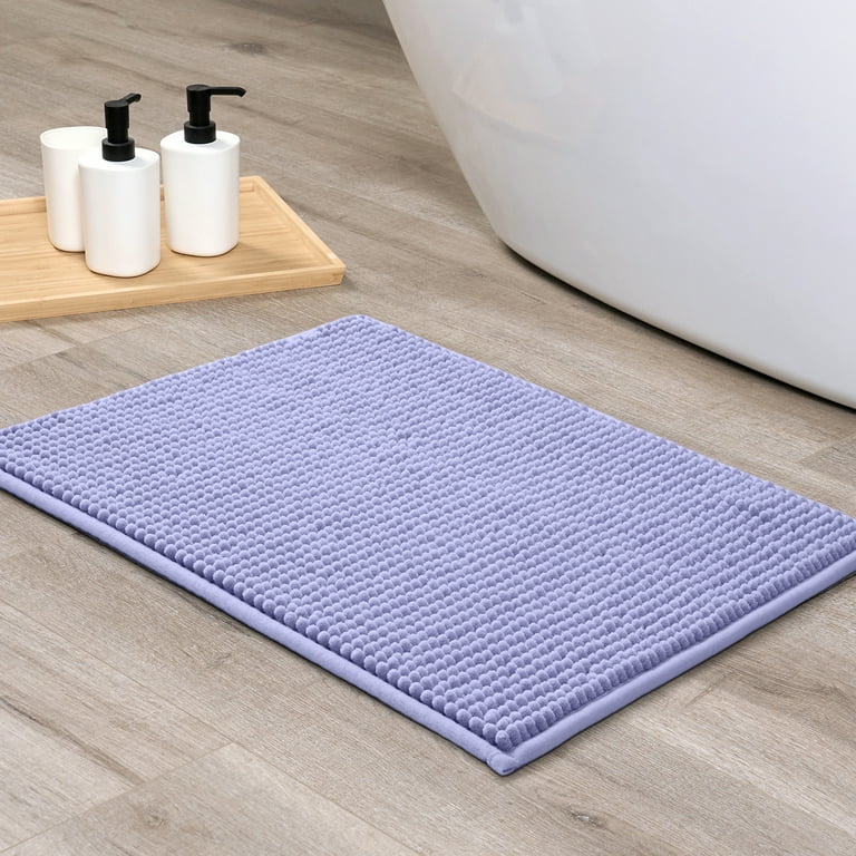 MatinAvenir クッション　10個 Mainstays Lavender Chenille Noodle Bath Rug, 17