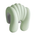 thumbnail image 4 of Almohada para el cuello para silla de oficina, almohada de escritorio, cojín cómodo y compacto para reposacabezas. Verde, 4 of 9