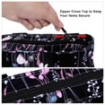 thumbnail image 6 of CHOYURME CHONYURM Women Floral Tote Bags Large Shoulder Bag Fashion Handbag with Zipper Closure for Gym Hiking Picnic Travel Beach, 6 of 7