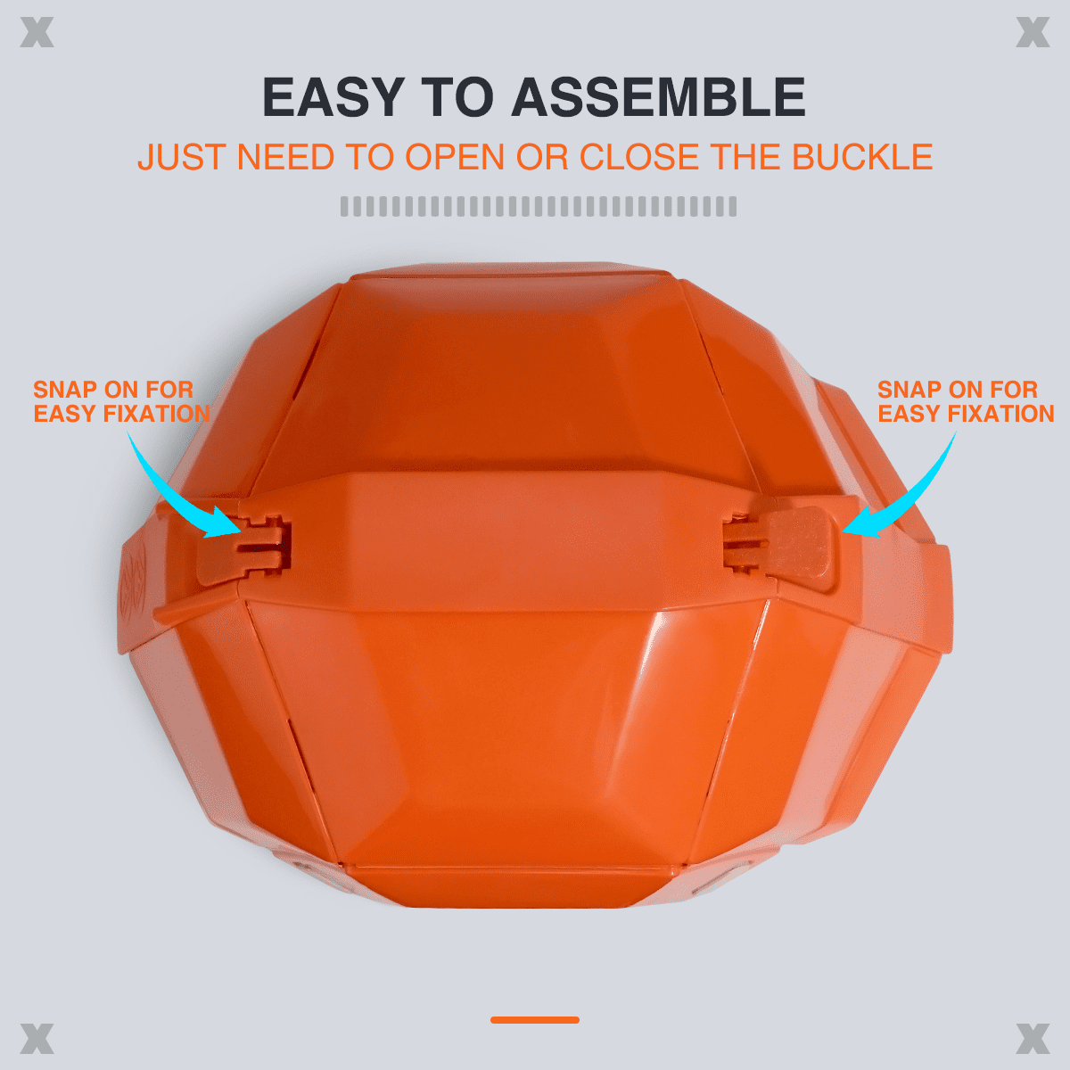 Foldable Safety Hardhat Helmet Outdoors Collapsible Helmet Perfect Construction Hard Hats Safety Cap One Size for Offices Earthquake Public Facilities of Disaster (Orange)