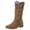 Brown, variant on Women's Western Cowboy Boots For Women Female Square Toe Brown Size 8.5