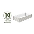 thumbnail image 4 of Absco AB1307 6 x 3 ft. Metal Rectangle Garden Bed, Surfmist, 4 of 10
