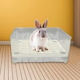 thumbnail image 3 of Caja de Arena para Conejos Zulema Entrenador para Orinal Bandeja de Arena 30 cm x 23 cm x 14 cm, 3 of 8