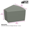 thumbnail image 2 of SoftZone® Wedge Ottoman Junior - Grey, 2 of 2