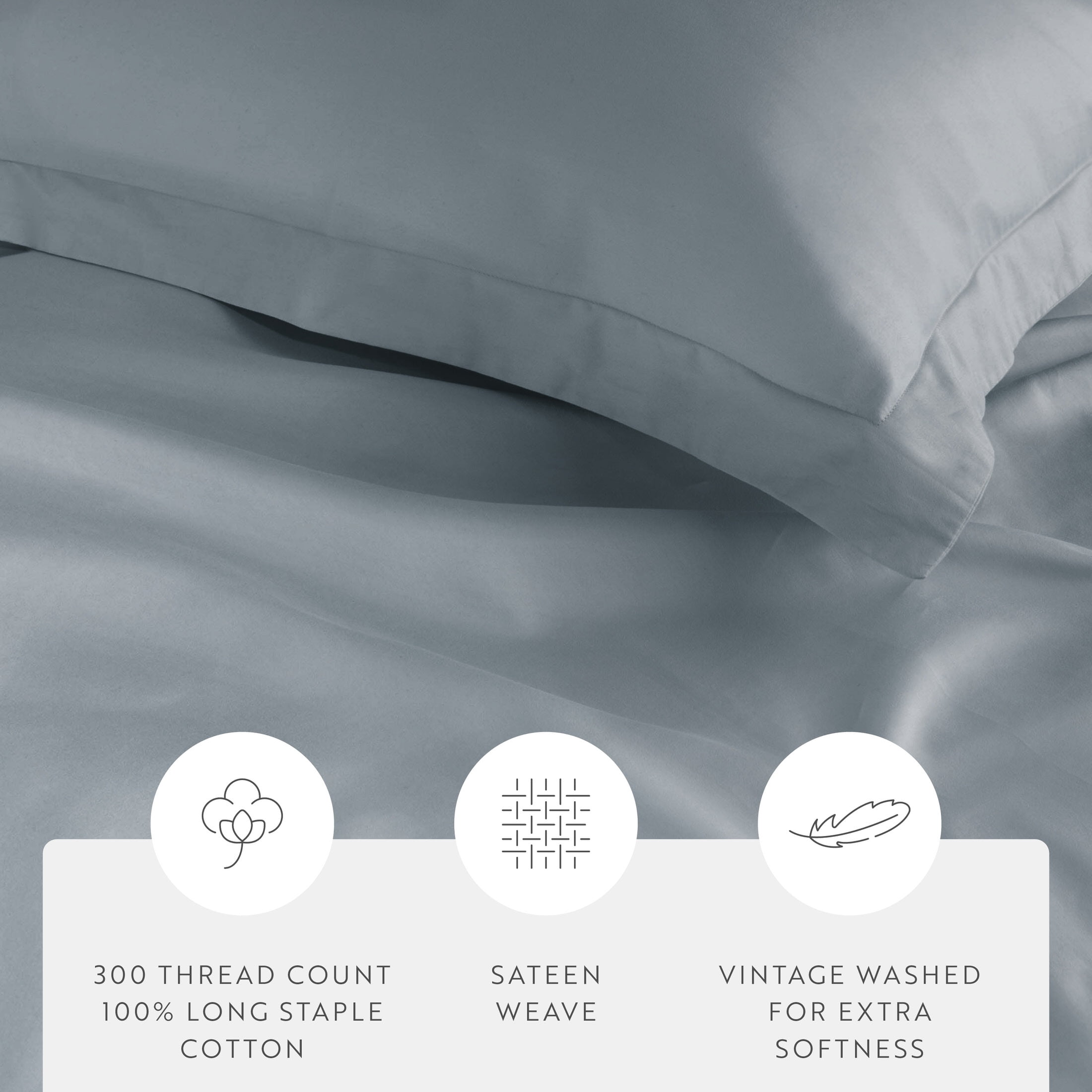 Premium 300 TC Brushed Cotton Comforter & Duvet Cover Set