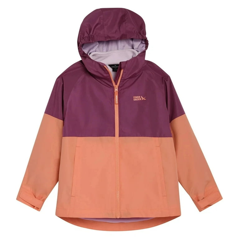 Eddie Bauer Girls' CirrusLite Down Jacket - Weather Resistant Quilted Puffer Coat (Size 3-4, Purple)