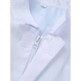 thumbnail image 6 of TiaoBug Men's Resistant Work Outfits Long Sleeve Front Zip Coat And Long Pants Uniform Workwear White L/170, 6 of 7