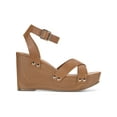 thumbnail image 2 of Sun + Stone Womens Tiaraa Ankle Strap Heeled Wedge Sandals, 2 of 3