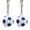 Blue, variant on 2PCS Soccer Keychains Sports Ball Key Ring Mini Football Key Holder Birthday Gift for Kids Teens Men Backpack Goodie Bag Stuffers