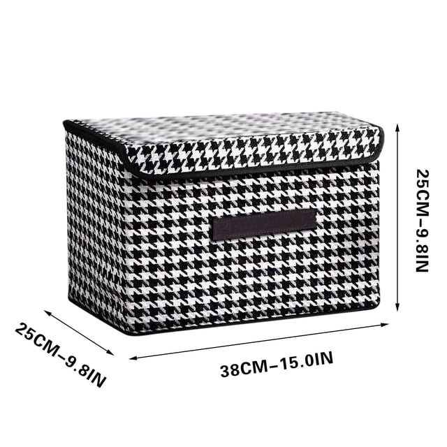 Photo Storage Box Nonwoven Folding Organizer Storage Box Dormitory Clothes Clutter Storage Clothes Storage Organizer