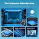 thumbnail image 4 of Estéreo Automotriz Double Din Inalámbrico Haudio 10.1" con Bluetooth, CarPlay y Android Auto Inalámbricos, Cámara de Reversa, Navegación GPS, 4 of 7