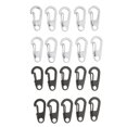 thumbnail image 2 of 20Pcs Clip Mosquetón Aleación Sunnimix 26mm Negro Plata, 2 of 8