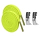 thumbnail image 2 of Bloqueo elástico Sin cordones Cordones de Cordones de Bloqueo plano Cuerdas rápidas 100 cm Hebillas para Reemplazo , verde Yinane Cordones elásticos sin atar, 2 of 8