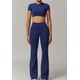 thumbnail image 3 of Conjuntos de entrenamiento for mujer, 2 piezas, sujetador deportivo, camiseta sin mangas, polainas de cintura alta, gimnasio, Yoga, ropa activa, Top de entrenamiento for mujer, 3 of 7