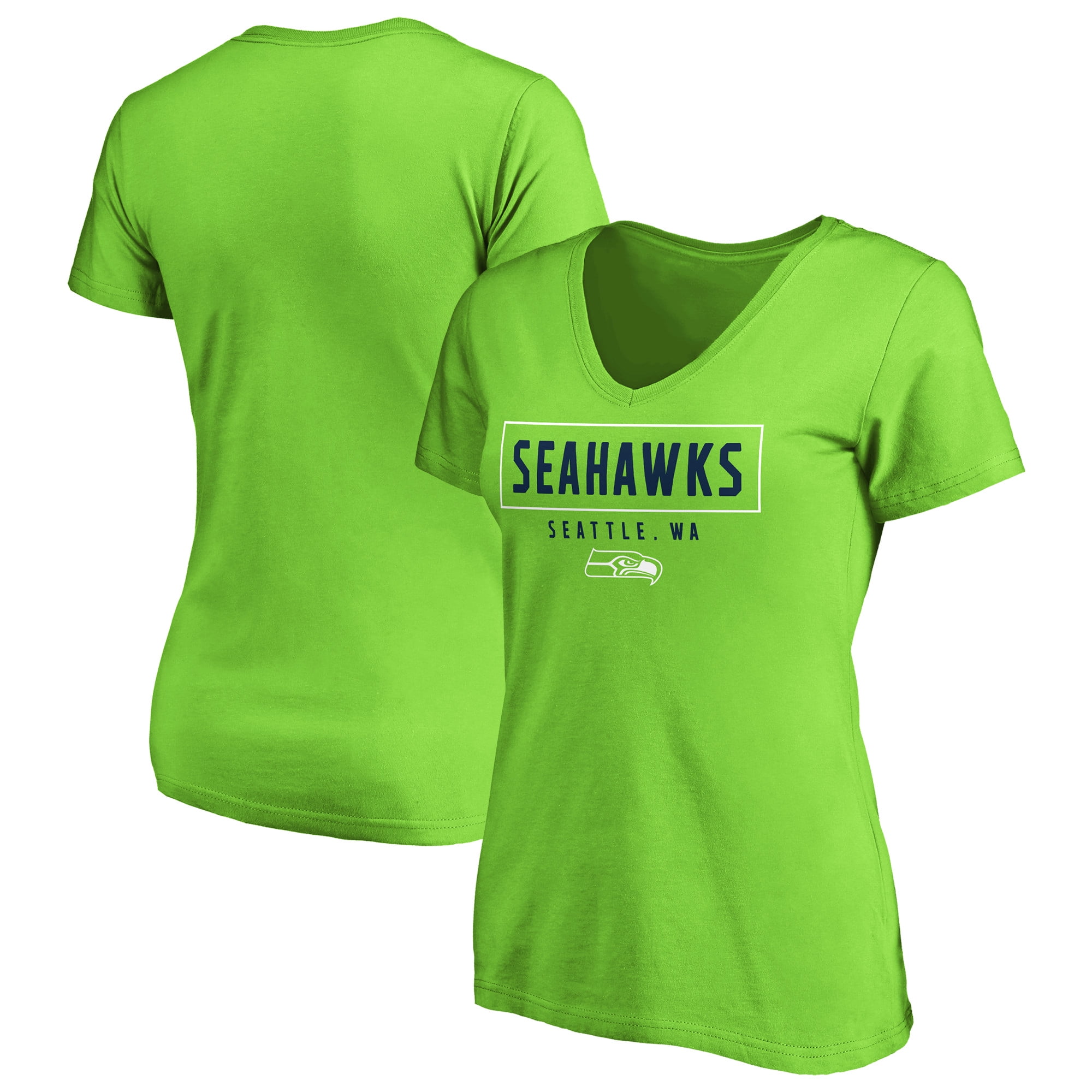 womens neon green seahawks jersey