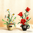 thumbnail image 5 of Daisy Flowers Building Blocks Set Compatible with Lego Botanical Home Decor Gift for Adults 496 Pcs, 5 of 5