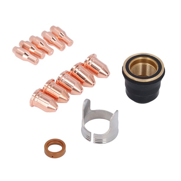 M Buder 13 Piezas IPT45 Set de Consumibles para Antorcha de Corte por Plasma, Boquillas y Electrodos de Precisión, Accesorios Industriales (12 cm / 4.7 inches)
