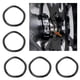 thumbnail image 5 of 5 arandelas onduladas para pedalier de bicicleta de montaña y carretera, espaciador de manivela para dirección 242 mm interior, 5 of 9