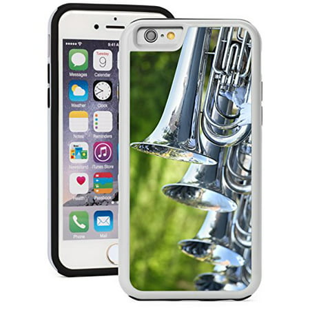 For Apple iPhone 6 6s Shockproof Impact Hard Soft Case Cover Marching Band Tuba (Best Marching Band Covers)