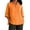 Orange, variant on DDAPJ pyju 3/4 Length Sleeve Womens Tops Cotton Linen Summer Blouses Loose Fit Split V Neck T Shirts Ofertas de verano Black M