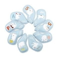 thumbnail image 1 of Juego de fundas para cabeza de palo de golf de 9 piezas, duraderas, premium, repelentes al agua, protección de regalo para exhibición de palos, golfis Azul, 1 of 8