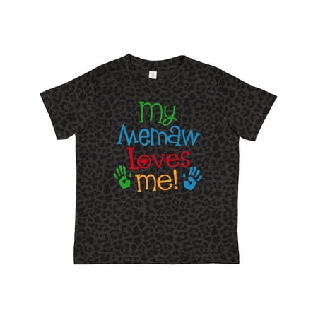

Inktastic My Memaw Loves Me Gift Toddler Boy or Toddler Girl T-Shirt