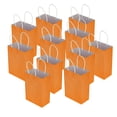 thumbnail image 4 of Bolsa de regalo, 10 piezas, bolsa de papel Kraft portátil, bolsa de papel Kraft, bolsa de embalaje Kraft, apariencia llamativa, 4 of 9